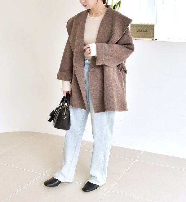 quaranciel「quaranciel: リバー ケープ ショート コート 25AW」|その他|