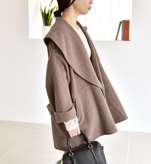 quaranciel「quaranciel: リバー ケープ ショート コート 25AW」|その他|