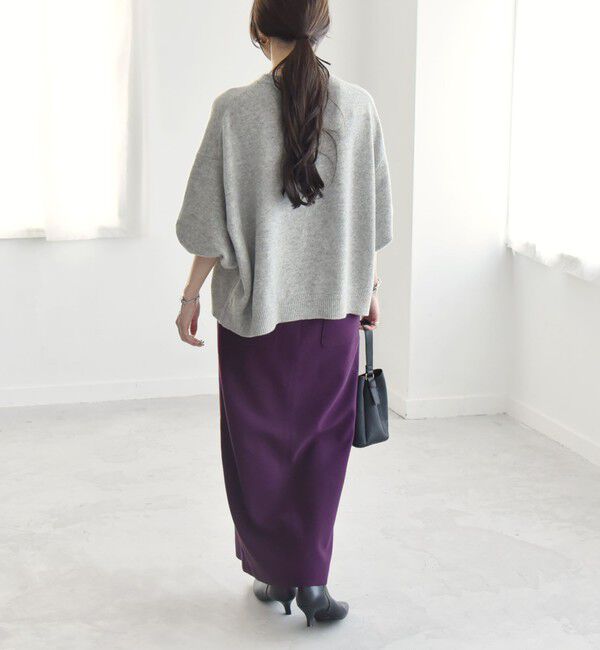 quaranciel「quaranciel: エア ニードル ナロー タイト スカート（セットアップ対応）」|スカート|