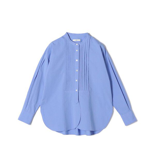 SHIPS for women「〈洗濯機可能〉ピンタック バンド カラー シャツ」|シャツ・ブラウス|