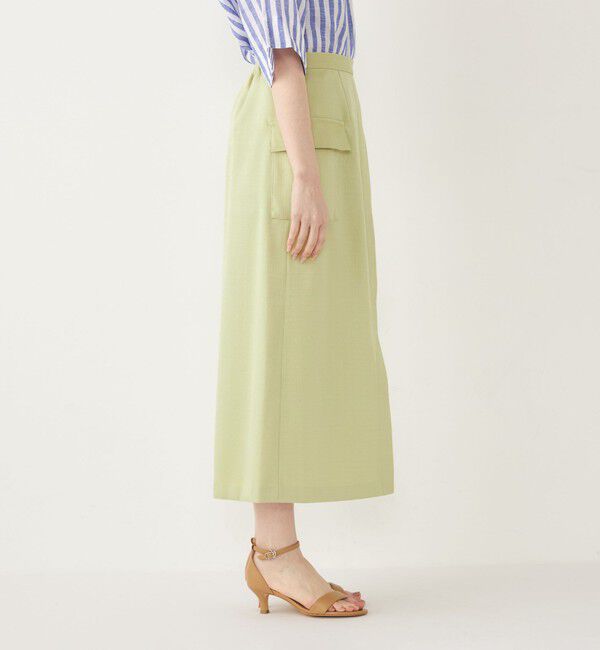 SHIPS Colors 「SHIPS Colors:〈手洗い可能〉ブッチャー ポケット スカート」|タイト|