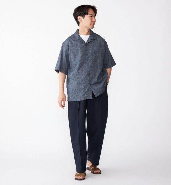 SHIPS「SHIPS: コットン パナマ ショートスリーブ シャツ」|シャツ・ブラウス|