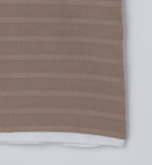 SHIPS Colors 「SHIPS Colors:フェイクレイヤード ボーダー Tシャツ」|Tシャツ・カットソー|