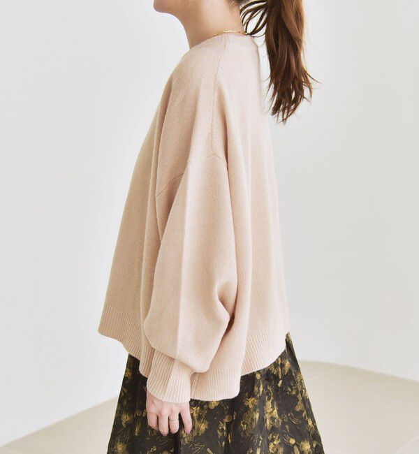 quaranciel「quaranciel:〈手洗い可能〉AQUA カシミヤ ミックス ドルマン ニット 25AW」|ニット・セーター|