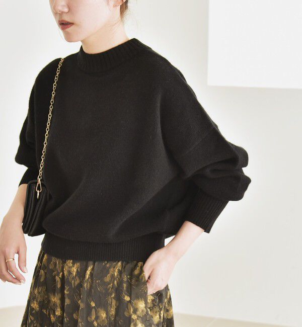 quaranciel「quaranciel: AQUA カシミヤ ミックス 2way ハイネック カーディガン」|カーディガン|