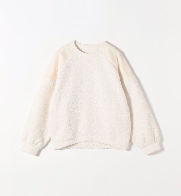 quaranciel「quaranciel:〈洗濯機可能〉ボア &times; チュール コンビ ヨーク プルオーバー」|その他|