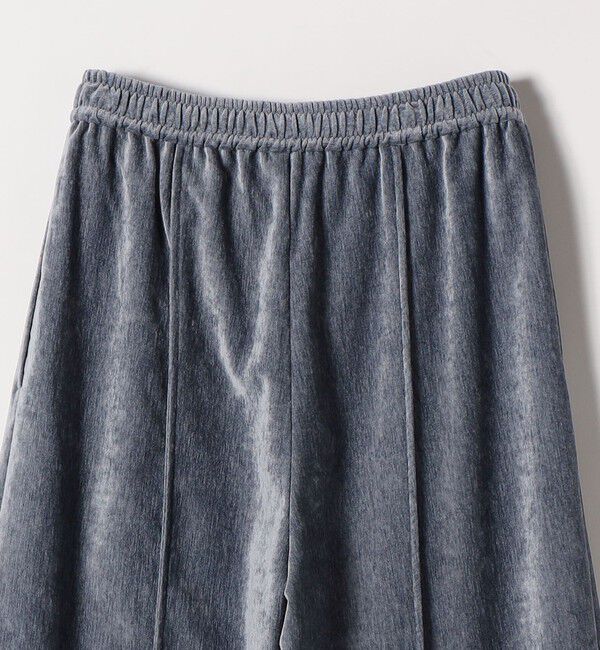 quaranciel「quaranciel:〈洗濯機可能〉ポリエステル ベロア ピンタック イージー ワイド パンツ」|その他|