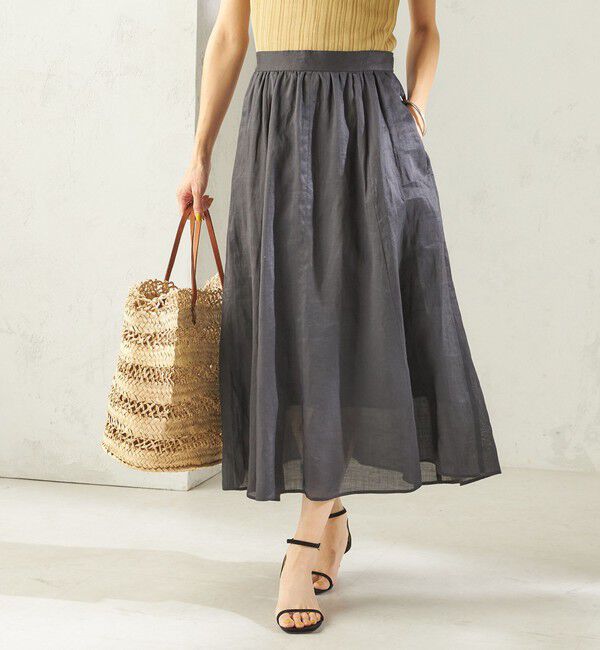 SHIPS for women「〈手洗い可能〉ラミー 4 ギャザー スカート」|スカート|