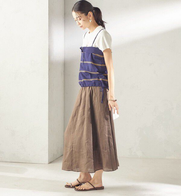 SHIPS for women「〈手洗い可能〉ラミー 4 ギャザー スカート」|スカート|