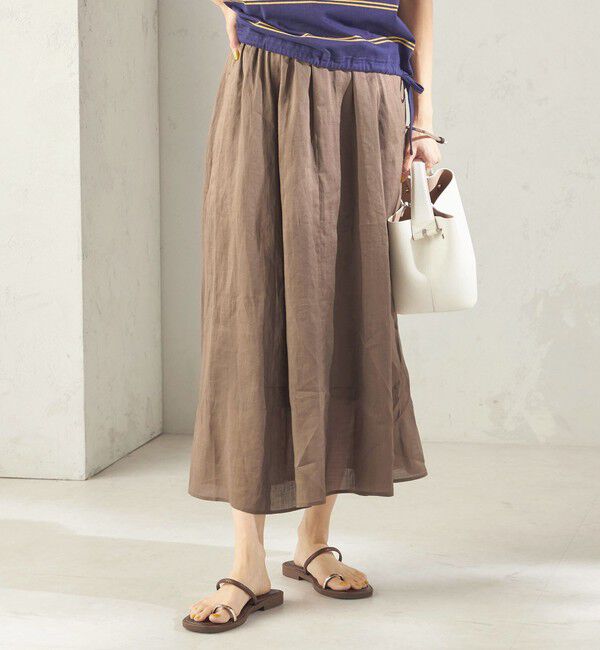 SHIPS for women「〈手洗い可能〉ラミー 4 ギャザー スカート」|スカート|