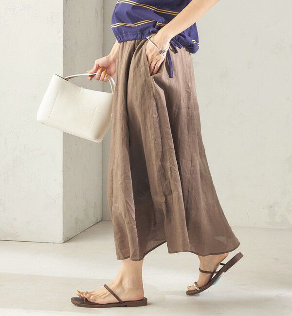 SHIPS for women「〈手洗い可能〉ラミー 4 ギャザー スカート」|スカート|