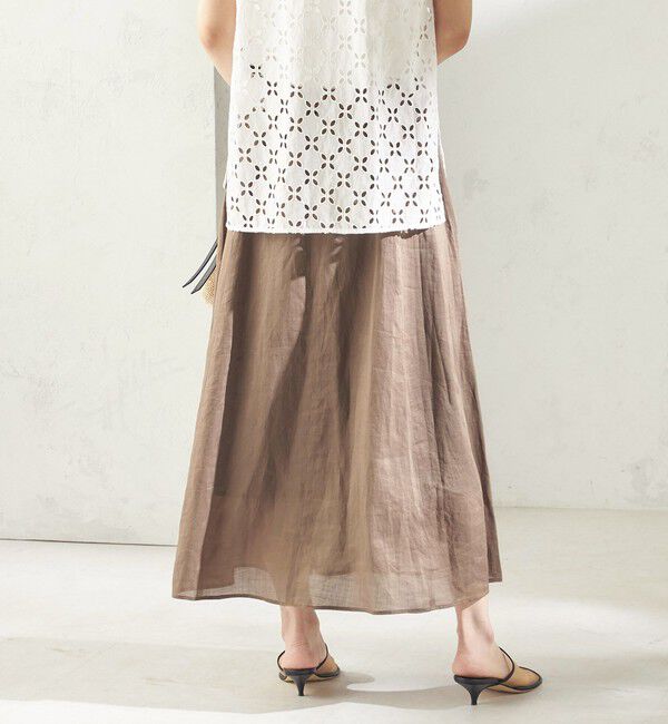 SHIPS for women「〈手洗い可能〉ラミー 4 ギャザー スカート」|スカート|