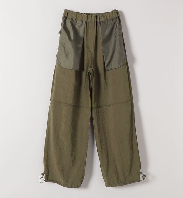 quaranciel「quaranciel:〈洗濯機可能〉ツイル ワイド イージー カーゴ パンツ」|カーゴ|