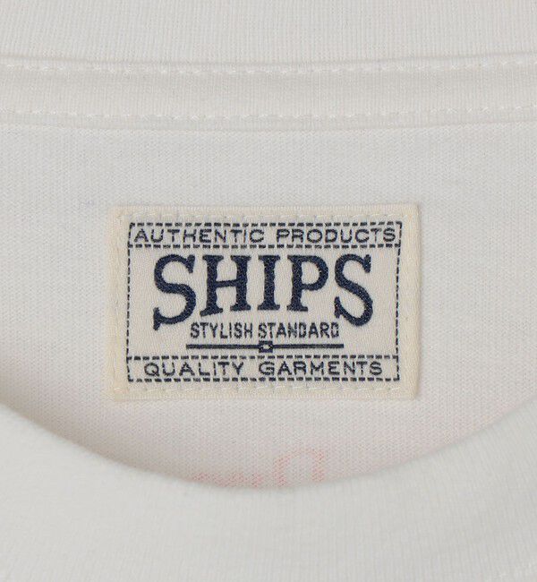 SHIPS「SHIPS: AUTHENTIC コットン プリント Tシャツ」|Tシャツ・カットソー|