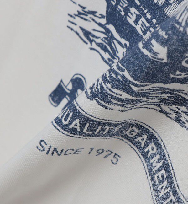 SHIPS「SHIPS: AUTHENTIC コットン プリント Tシャツ」|Tシャツ・カットソー|