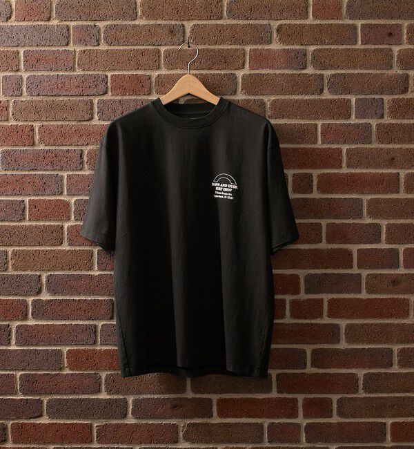 SHIPS「SHIPS: AUTHENTIC コットン プリント Tシャツ」|Tシャツ・カットソー|ダークグレー