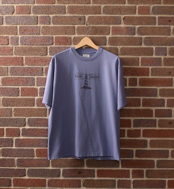 SHIPS「SHIPS: AUTHENTIC コットン プリント Tシャツ」|Tシャツ・カットソー|ライトブルー
