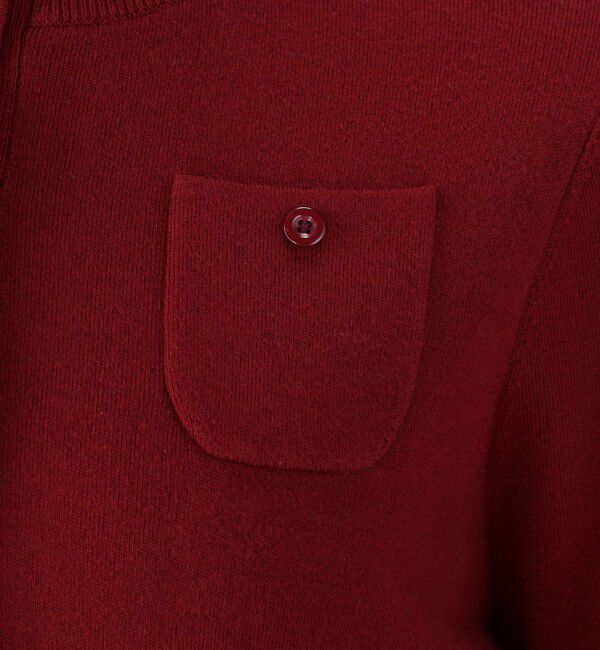 CABaN「コットンカシミヤ クルーネックカーディガン」|カーディガン|