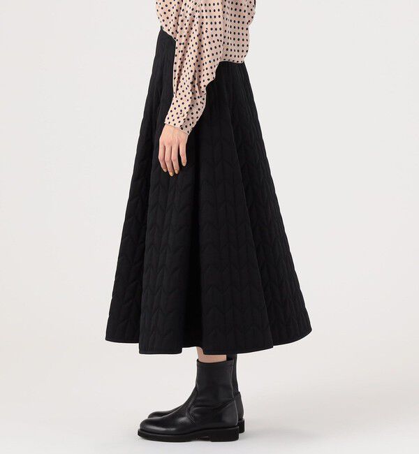 TOMORROWLAND BUYING WEAR「UNION LAUNCH キルティング フレアスカート」|フレア|