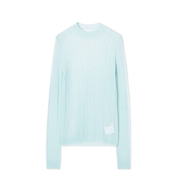 DES PRES「ソフトウール ハイネックプルオーバー」|ニット・セーター|51 ライトグリーン