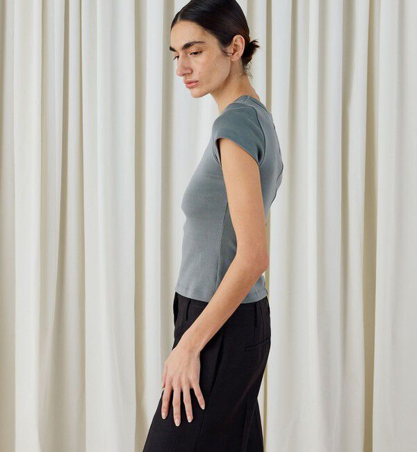 DES PRES「サーキュラーリブ ベビーTシャツ」|Tシャツ・カットソー|