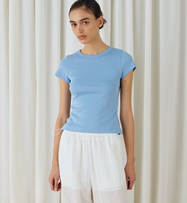 DES PRES「サーキュラーリブ ベビーTシャツ」|Tシャツ・カットソー|