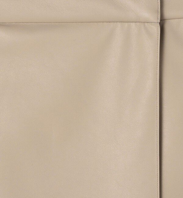 Ballsey「レザーライククロス ラップマキシスカート」|タイト|