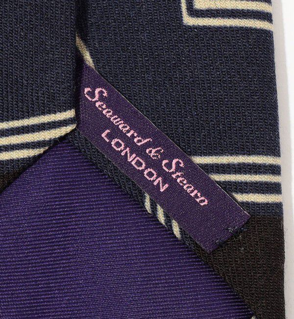 TOMORROWLAND GOODS「Seaward ＆ Stearn ウールプリントネクタイ」|ネクタイ・蝶ネクタイ|
