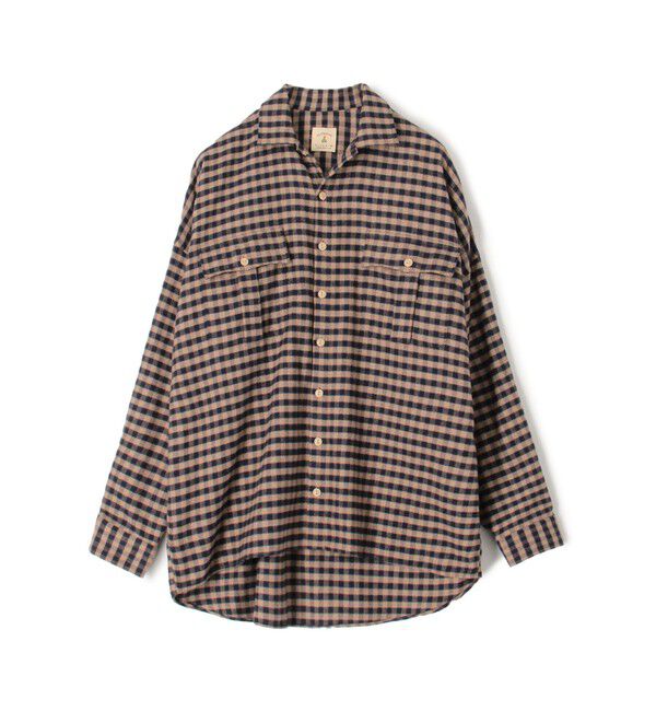 TOMORROWLAND MENS「【別注】GUY ROVER コットンフランネル オーバーシャツ」|ブルゾン・スタジャン|44 ベージュ系