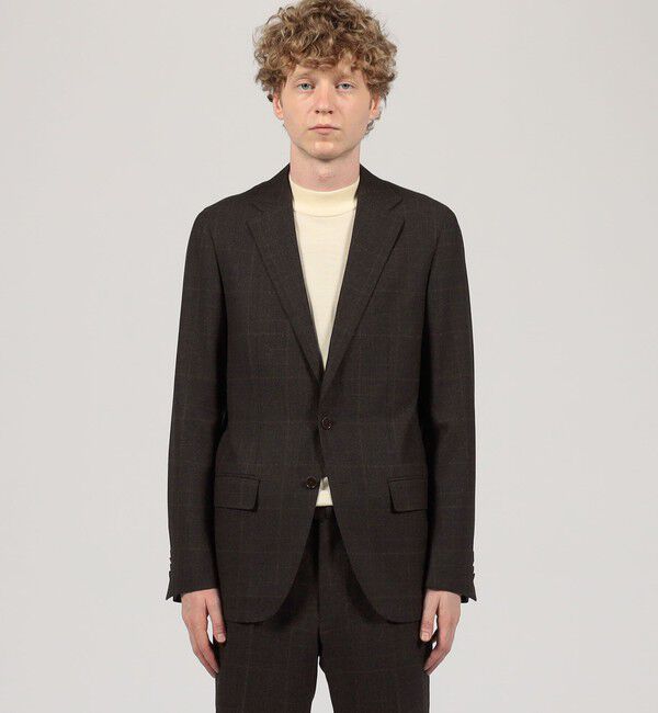 TOMORROWLAND MENS「ウールナチュラルストレッチ シングルブレステッド 2Bジャケット DRAGO」|テーラードジャケット|