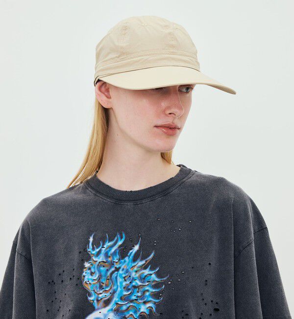 TOMORROWLAND GOODS「KIJIMA TAKAYUKI NYLON DETACHABLE SCARF 6パネルキャップ」|キャップ・キャスケット|