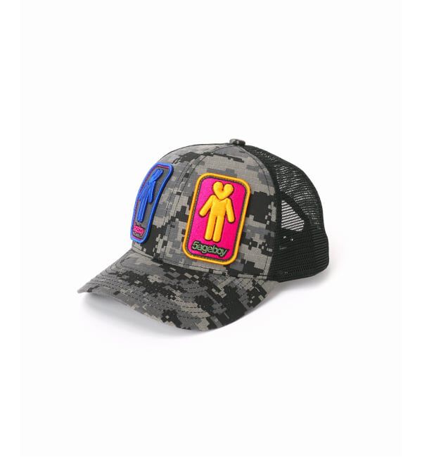 JOINT WORKS「SAGE / セイジ 別注 Heart Signal Camo Mesh Cap」|キャップ・キャスケット|グレー