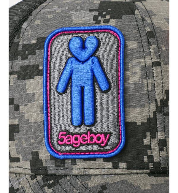 JOINT WORKS「SAGE / セイジ 別注 Heart Signal Camo Mesh Cap」|キャップ・キャスケット|