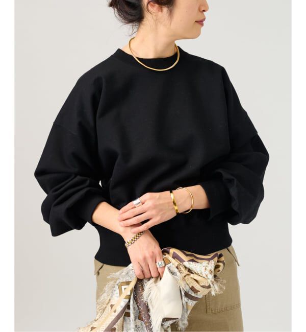 VERMEIL par iena「《WEB限定》シルケットコットンスウェット」|スウェット・ジャージ|ブラック