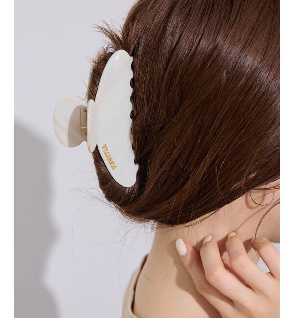 SLOBE IENA「《追加予約》VESITIA ヘアバレッタ CLAW CLIPS」|その他|ホワイト