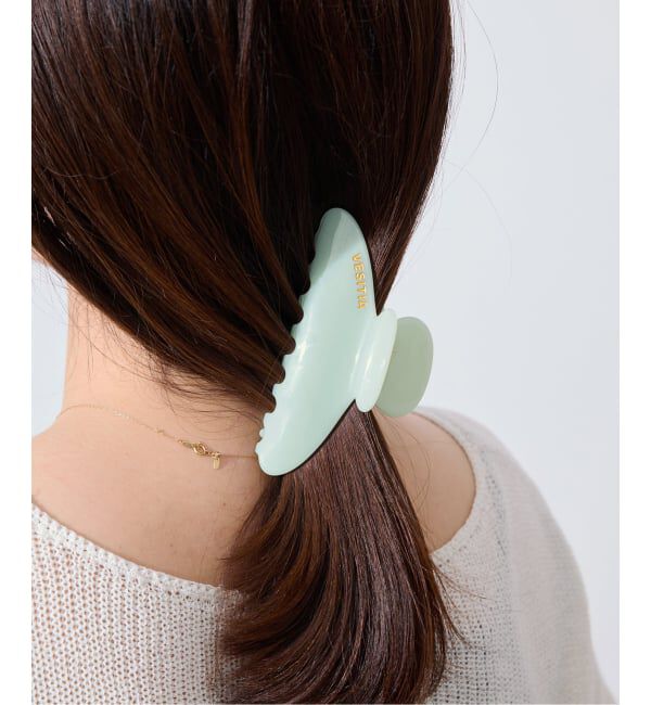 SLOBE IENA「《追加予約》VESITIA ヘアバレッタ CLAW CLIPS」|その他|グリーン B