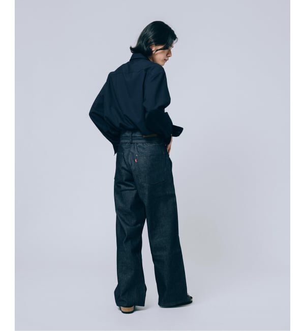 EDIFICE「LEVI&rsquo;S(R)/リーバイス(R) 別注 TWISTED BELTED デニムパンツ (L28)」|デニム|