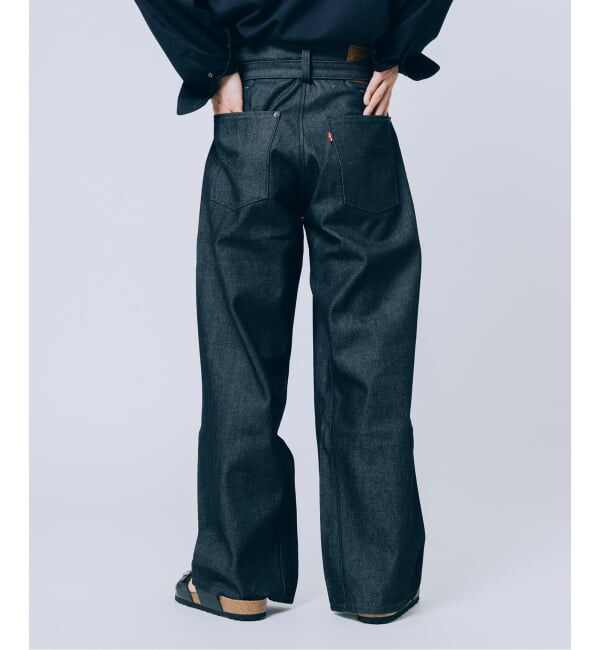 EDIFICE「LEVI&rsquo;S(R)/リーバイス(R) 別注 TWISTED BELTED デニムパンツ (L28)」|デニム|