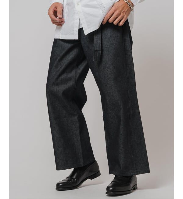 EDIFICE「LEVI&rsquo;S(R)/リーバイス(R) 別注 TWISTED BELTED デニムパンツ (L28)」|デニム|