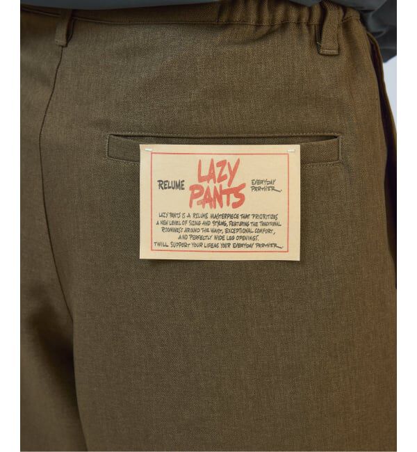 JOURNAL STANDARD relume「バルジ ツイル &rdquo;レイジー&rdquo; 1タック スラックス」|スラックス|