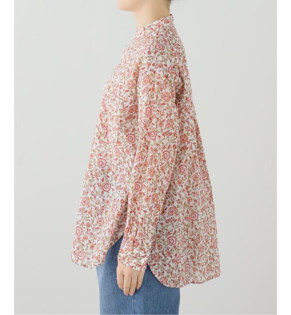 journal standard luxe「ボイルフラワー スタンドカラーシャツ」|シャツ・ブラウス|