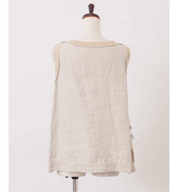 journal standard luxe「フレンチリネンツイルノースリーブブラウス」|シャツ・ブラウス|