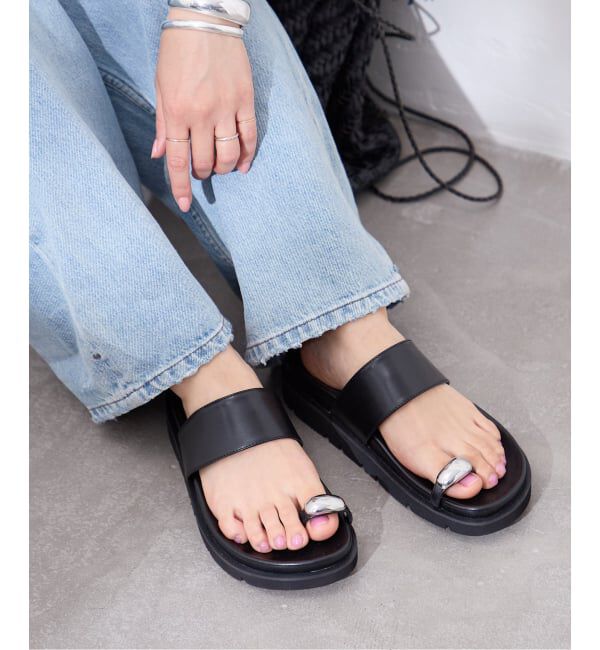JOURNAL STANDARD「《予約》【atelier brugge/アトリエブルージュ】Toe ring sandals」|サンダル|