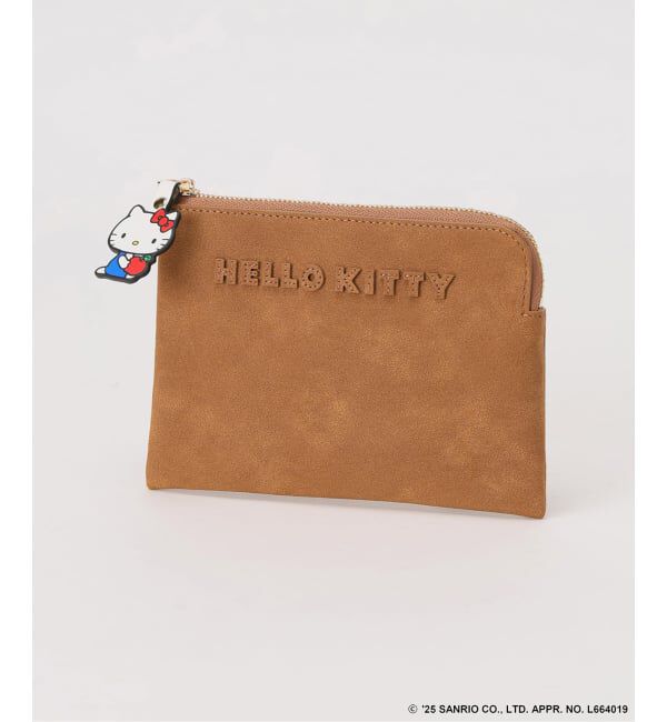 Spick and Span「《追加》HELLO KITTY S&S HASHIBAMI フェイクスエードポーチ」|ポーチ|