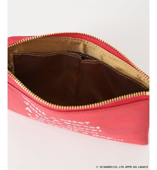 Spick and Span「《追加》HELLO KITTY S&S HASHIBAMI フェイクスエードポーチ」|ポーチ|