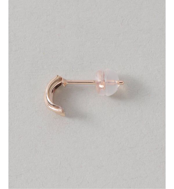 Lilas by Spick&Span「《WEB限定》クロスラインピアス K10（両耳）」|ピアス|