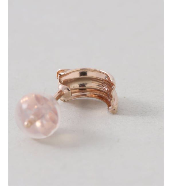 Lilas by Spick&Span「《WEB限定》クロスラインピアス K10（両耳）」|ピアス|