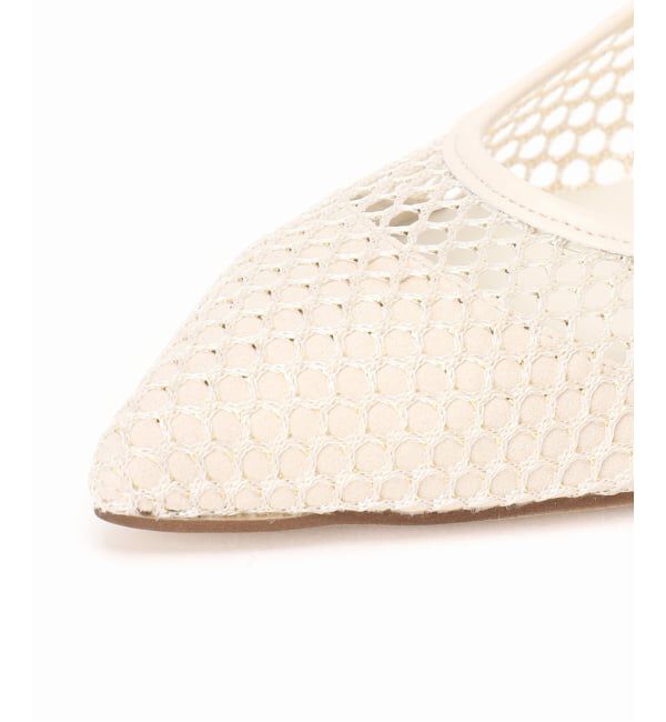  「《追加》4.5cmポインテッドネットパンプス」|パンプス|