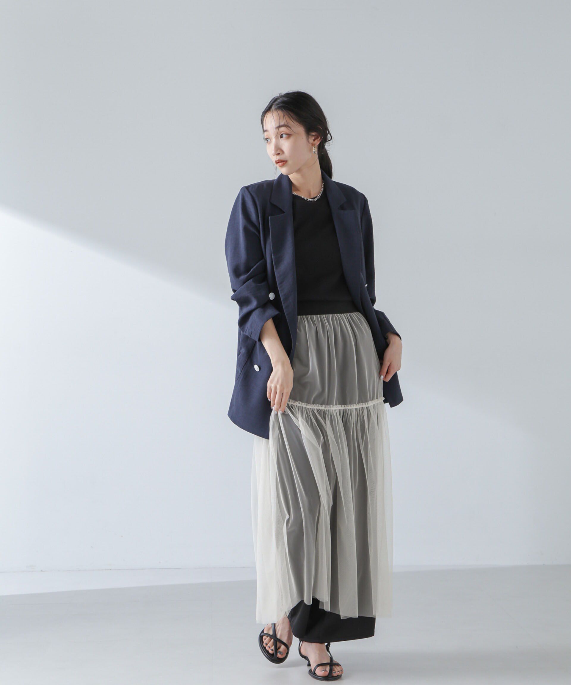 nano･universe「チュールスカート」|スカート|