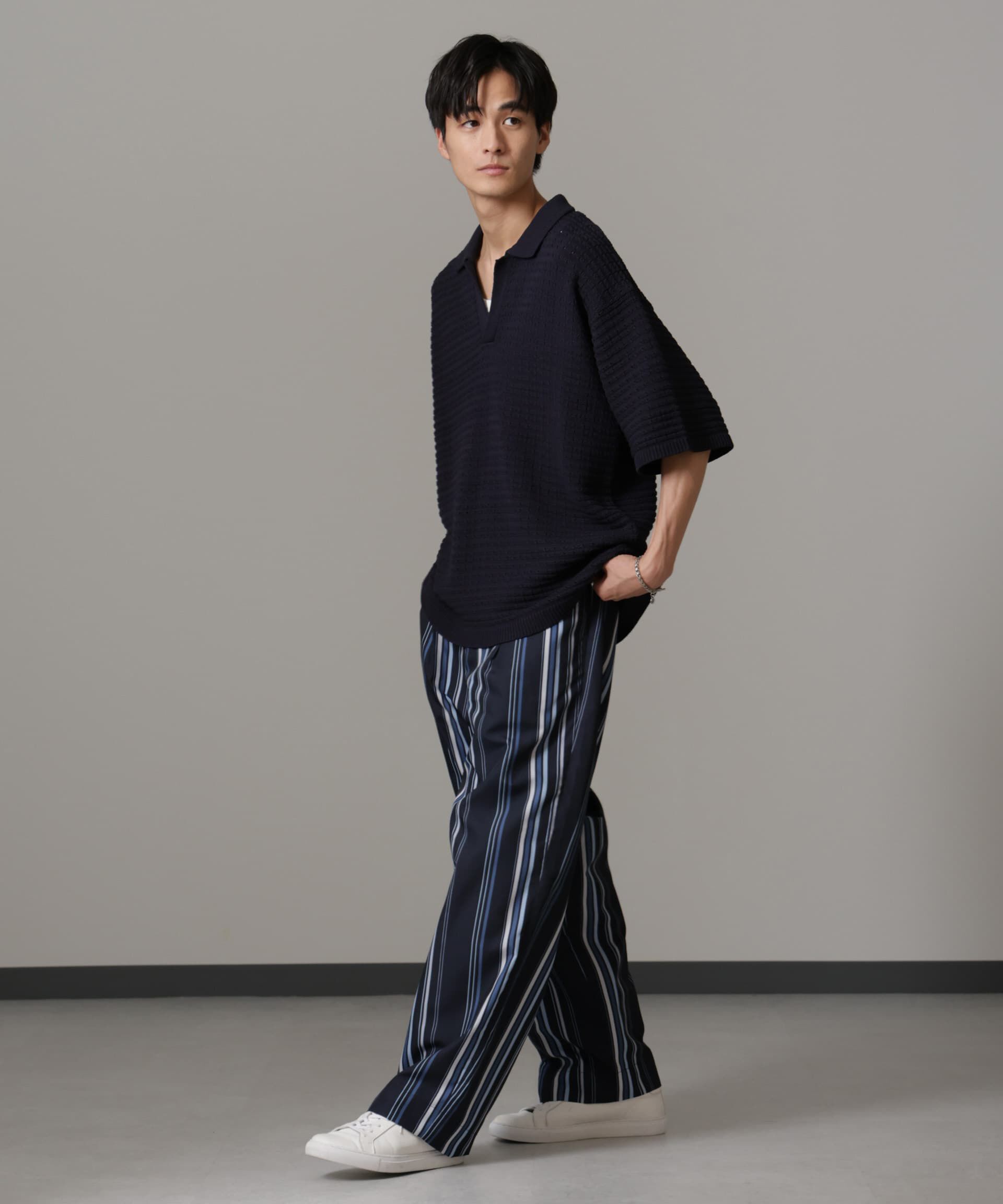 nano･universe「オリジナルパターンイージーパンツ」|チノ|